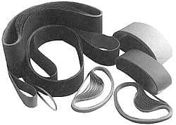 3M - 37" Wide x 75" OAL, 80 Grit, Aluminum Oxide Abrasive Belt - Aluminum Oxide, Medium, Coated, X Weighted Cloth Backing, Series 341D - Eagle Tool & Supply