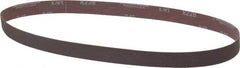 Norton - 1" Wide x 42" OAL, 240 Grit, Aluminum Oxide Abrasive Belt - Aluminum Oxide, Very Fine, Coated, X Weighted Cloth Backing, Series R228 - Eagle Tool & Supply