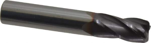Niagara Cutter - 1/2", 4 Flute, Solid Carbide, 0.06" Corner Radius End Mill - 3" OAL, 30° Helix, 1" LOC, Right Hand Cut - Eagle Tool & Supply