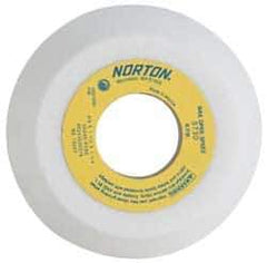 Norton - 5" Diam, 1-1/4" Hole Size, 1-3/4" Overall Thickness, 46 Grit, Type 11 Tool & Cutter Grinding Wheel - Medium Grade, Aluminum Oxide, J Hardness - Eagle Tool & Supply