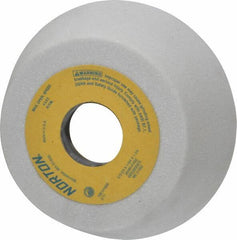 Norton - 5" Diam, 1-1/4" Hole Size, 1-3/4" Overall Thickness, 60 Grit, Type 11 Tool & Cutter Grinding Wheel - Medium Grade, Aluminum Oxide, K Hardness, Vitrified Bond, 4,585 RPM - Eagle Tool & Supply