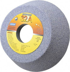 Norton - 5" Diam, 1-1/4" Hole Size, 1-3/4" Overall Thickness, 46 Grit, Type 11 Tool & Cutter Grinding Wheel - Coarse Grade, Aluminum Oxide, J Hardness, Vitrified Bond, 4,585 RPM - Eagle Tool & Supply