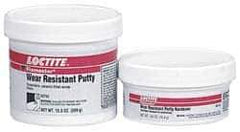 Loctite - 1 Lb Kit Gray Epoxy Resin Putty - -20 to 225°F Operating Temp, 6 hr Full Cure Time, Series 135 - Eagle Tool & Supply