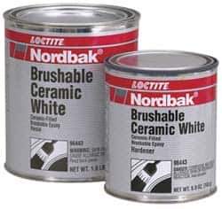 Loctite - 2 Lb Kit White Epoxy Resin Filler/Repair Caulk - 200°F Max Operating Temp, 5 hr Full Cure Time, Series 209 - Eagle Tool & Supply