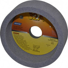 Norton - 6" Diam, 1-1/4" Hole Size, 2" Overall Thickness, 60 Grit, Type 6 Tool & Cutter Grinding Wheel - Medium Grade, Aluminum Oxide, J Hardness, Vitrified Bond, 3,820 RPM - Eagle Tool & Supply
