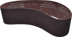 Norton - 4" Wide x 36" OAL, 40 Grit, Aluminum Oxide Abrasive Belt - Aluminum Oxide, Coarse, Coated, X Weighted Cloth Backing, Series R228 - Eagle Tool & Supply