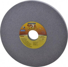 Norton - 8" Diam x 1-1/4" Hole x 1/2" Thick, I Hardness, 60 Grit Surface Grinding Wheel - Aluminum Oxide, Type 1, Medium Grade, 3,600 Max RPM, Vitrified Bond, No Recess - Eagle Tool & Supply