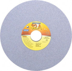 Norton - 8" Diam x 1-1/4" Hole x 1/2" Thick, K Hardness, 60 Grit Surface Grinding Wheel - Aluminum Oxide, Type 1, Medium Grade, 3,600 Max RPM, Vitrified Bond, No Recess - Eagle Tool & Supply
