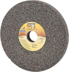 Norton - 8" Diam x 1-1/4" Hole x 3/4" Thick, G Hardness, 46 Grit Surface Grinding Wheel - Aluminum Oxide, Type 1, Coarse Grade, 3,105 Max RPM, Vitrified Bond, No Recess - Eagle Tool & Supply
