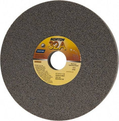 Norton - 8" Diam x 1-1/4" Hole x 3/4" Thick, G Hardness, 60 Grit Surface Grinding Wheel - Aluminum Oxide, Type 1, Medium Grade, 3,600 Max RPM, Vitrified Bond, No Recess - Eagle Tool & Supply