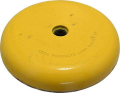 Tech Products - 4500 Lb Capacity, 3/4-10 Thread, Steel Stud, Studded Socket Mount Leveling Mount - 5" Stud Length, 6-1/4" Base Diam, Neoprene Pad, 3/4" Hex - Eagle Tool & Supply
