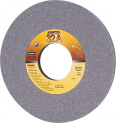 Norton - 10" Diam x 3" Hole x 1/2" Thick, K Hardness, 60 Grit Surface Grinding Wheel - Aluminum Oxide, Type 1, Medium Grade, 2,485 Max RPM, Vitrified Bond, No Recess - Eagle Tool & Supply
