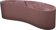 Norton - 6" Wide x 48" OAL, 60 Grit, Aluminum Oxide Abrasive Belt - Aluminum Oxide, Medium, Coated, X Weighted Cloth Backing, Series R228 - Eagle Tool & Supply