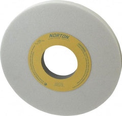 Norton - 10" Diam x 3" Hole x 3/4" Thick, J Hardness, 46 Grit Surface Grinding Wheel - Aluminum Oxide, Type 1, Coarse Grade, 2,485 Max RPM, Vitrified Bond, No Recess - Eagle Tool & Supply