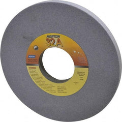 Norton - 10" Diam x 3" Hole x 3/4" Thick, K Hardness, 60 Grit Surface Grinding Wheel - Aluminum Oxide, Type 1, Medium Grade, 2,485 Max RPM, Vitrified Bond, No Recess - Eagle Tool & Supply
