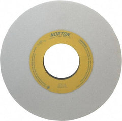 Norton - 10" Diam x 3" Hole x 1" Thick, I Hardness, 46 Grit Surface Grinding Wheel - Aluminum Oxide, Type 1, Coarse Grade, 2,485 Max RPM, Vitrified Bond, No Recess - Eagle Tool & Supply