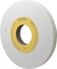 Norton - 10" Diam x 3" Hole x 1" Thick, J Hardness, 46 Grit Surface Grinding Wheel - Aluminum Oxide, Type 1, Coarse Grade, 2,485 Max RPM, Vitrified Bond, No Recess - Eagle Tool & Supply
