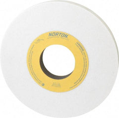 Norton - 10" Diam x 3" Hole x 1" Thick, I Hardness, 60 Grit Surface Grinding Wheel - Aluminum Oxide, Type 1, Medium Grade, 2,485 Max RPM, Vitrified Bond, No Recess - Eagle Tool & Supply