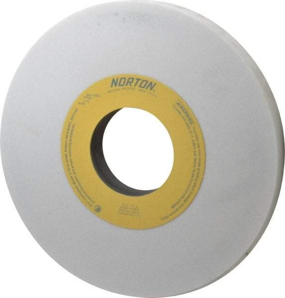 Norton - 10" Diam x 3" Hole x 1" Thick, K Hardness, 60 Grit Surface Grinding Wheel - Aluminum Oxide, Type 1, Medium Grade, 2,485 Max RPM, Vitrified Bond, No Recess - Eagle Tool & Supply