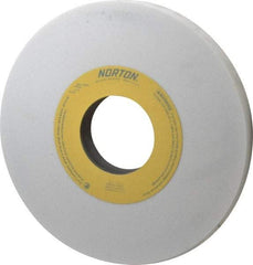 Norton - 10" Diam x 3" Hole x 1" Thick, K Hardness, 60 Grit Surface Grinding Wheel - Aluminum Oxide, Type 1, Medium Grade, 2,485 Max RPM, Vitrified Bond, No Recess - Eagle Tool & Supply