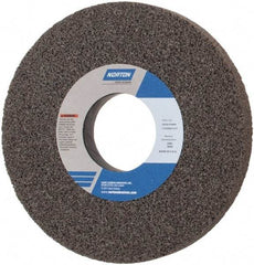 Norton - 10" Diam x 3" Hole x 1" Thick, H Hardness, 46 Grit Surface Grinding Wheel - Aluminum Oxide, Type 1, Coarse Grade, 2,485 Max RPM, Vitrified Bond, No Recess - Eagle Tool & Supply