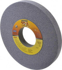 Norton - 10" Diam x 3" Hole x 1" Thick, J Hardness, 46 Grit Surface Grinding Wheel - Aluminum Oxide, Type 1, Coarse Grade, 2,485 Max RPM, Vitrified Bond, No Recess - Eagle Tool & Supply