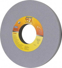 Norton - 10" Diam x 3" Hole x 1" Thick, K Hardness, 80 Grit Surface Grinding Wheel - Aluminum Oxide, Type 1, Medium Grade, 2,485 Max RPM, Vitrified Bond, No Recess - Eagle Tool & Supply