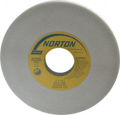Norton - 12" Diam x 3" Hole x 1" Thick, J Hardness, 46 Grit Surface Grinding Wheel - Aluminum Oxide, Type 1, Coarse Grade, 2,070 Max RPM, Vitrified Bond, No Recess - Eagle Tool & Supply