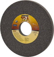 Norton - 12" Diam x 3" Hole x 1" Thick, G Hardness, 46 Grit Surface Grinding Wheel - Aluminum Oxide, Type 1, Coarse Grade, 2,070 Max RPM, Vitrified Bond, No Recess - Eagle Tool & Supply
