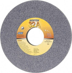 Norton - 12" Diam x 3" Hole x 1" Thick, K Hardness, 46 Grit Surface Grinding Wheel - Aluminum Oxide, Type 1, Coarse Grade, 2,070 Max RPM, Vitrified Bond, No Recess - Eagle Tool & Supply