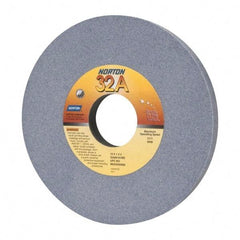 Norton - 12" Diam x 3" Hole x 1" Thick, K Hardness, 60 Grit Surface Grinding Wheel - Aluminum Oxide, Type 1, Medium Grade, 2,070 Max RPM, Vitrified Bond, No Recess - Eagle Tool & Supply