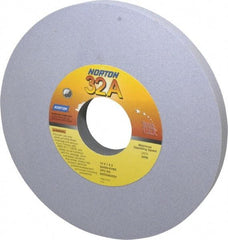 Norton - 12" Diam x 3" Hole x 1" Thick, K Hardness, 80 Grit Surface Grinding Wheel - Aluminum Oxide, Type 1, Medium Grade, 2,070 Max RPM, Vitrified Bond, No Recess - Eagle Tool & Supply