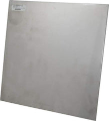 Made in USA - 0.12 Inch Thick x 12 Inch Wide x 12 Inch Long, 304 Stainless Steel Sheet - Cold Rolled, Bright Finish, #2B - Eagle Tool & Supply