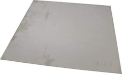 Made in USA - 0.03 Inch Thick x 12 Inch Wide x 12 Inch Long, 304 Stainless Steel Sheet - Intermediate Polished Finish, #4 - Eagle Tool & Supply
