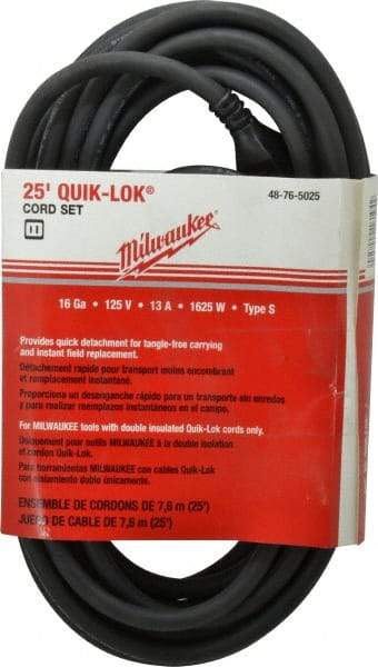 Milwaukee Tool - Power Drill Quik-Lok Cord Set - For All Magnum Drills - Eagle Tool & Supply