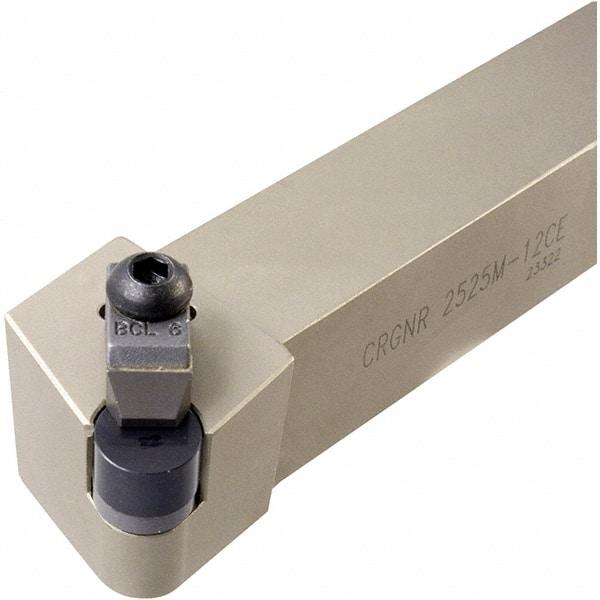 Iscar - CRGN, Right Hand Cut, 1" Shank Height x 1" Shank Width, Negative Rake Indexable Turning Toolholder - 6" OAL, RNG 43 Insert Compatibility, Series Isoturn - Eagle Tool & Supply
