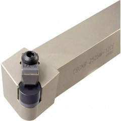 Iscar - CRGN, Right Hand Cut, 1-1/4" Shank Height x 1-1/4" Shank Width, Negative Rake Indexable Turning Toolholder - 7" OAL, RNG 45 Insert Compatibility, Series Isoturn - Eagle Tool & Supply