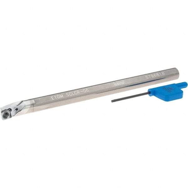 Iscar - 14mm Min Bore Diam, 150mm OAL, 10mm Shank Diam, E-SCLC Indexable Boring Bar - CC.T 0602.. Insert, Screw Holding Method - Eagle Tool & Supply