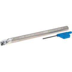 Iscar - 14mm Min Bore Diam, 150mm OAL, 10mm Shank Diam, E-SCLC Indexable Boring Bar - CC.T 0602.. Insert, Screw Holding Method - Eagle Tool & Supply