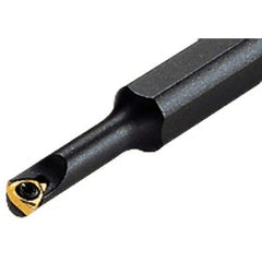 Iscar - 7mm Min Bore Diam, 100mm OAL, 10mm Shank Diam, S-SWUB Indexable Boring Bar - 24mm Max Bore Depth, WB.T 0601.. Insert, Screw or Clamp Holding Method - Eagle Tool & Supply