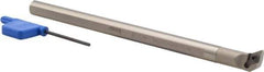 Iscar - 0.562" Min Bore Diam, 6" OAL, 3/8" Shank Diam, S-SDUC Indexable Boring Bar - DC.. 2 Insert, Screw Holding Method - Eagle Tool & Supply