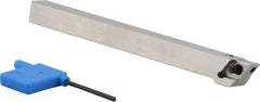 Iscar - PDAC, Right Hand Cut, 12mm Shank Height x 12mm Shank Width, Neutral Rake Indexable Turning Toolholder - 150mm OAL, DC..11T3.. Insert Compatibility, Series Isoturn - Eagle Tool & Supply