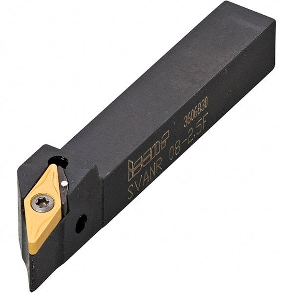 Iscar - SDAC, Left Hand Cut, 10mm Shank Height x 10mm Shank Width, Neutral Rake Indexable Turning Toolholder - 125mm OAL, DC.T 2 Insert Compatibility, Series Isoturn - Eagle Tool & Supply