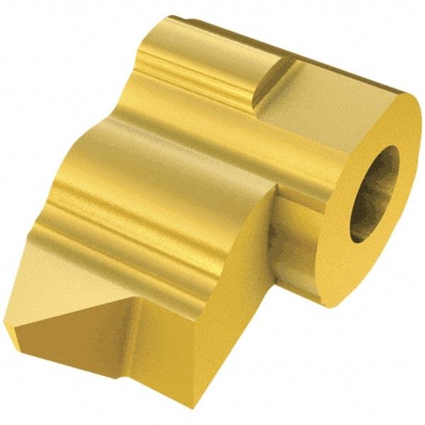 Iscar - UMGR4 Grade IC508, Internal Partial Profile 55° Threading Insert - 0.5 to 1.4mm & 18 to 48 TPI Int Pitch, Right Hand Insert, TiCN/TiN Finish, Carbide - Eagle Tool & Supply