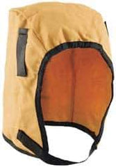 OccuNomix - Universal Size, Gold, Underneath Hard Hat Winter Liner - Regular Length, 1 Layer - Eagle Tool & Supply
