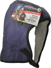 OccuNomix - Universal Size, Navy Blue, Underneath Hard Hat Winter Liner - Long Neck Length, 2 Layer - Eagle Tool & Supply