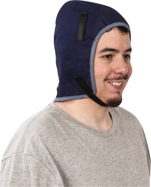 OccuNomix - Universal Size, Navy Blue, Underneath Hard Hat Winter Liner - Eagle Tool & Supply