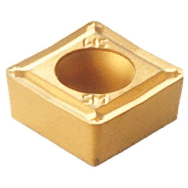 Iscar - SCMT3-2 SM Grade IC6025 Carbide Turning Insert - TiCN/Al2O3/TiN Finish, 90° Square, 3.97mm Thick, 0.8mm Corner Radius - Eagle Tool & Supply