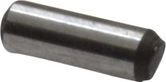 Value Collection - 1/16" Diam x 3/16" Pin Length Grade 8 Alloy Steel Standard Dowel Pin - C 50-58 Hardness, 800 Lb Breaking Strength, 1 Beveled & 1 Rounded End - Eagle Tool & Supply