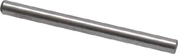 Value Collection - 1/16" Diam x 3/4" Pin Length Grade 8 Alloy Steel Standard Dowel Pin - C 50-58 Hardness, 800 Lb Breaking Strength, 1 Beveled & 1 Rounded End - Eagle Tool & Supply